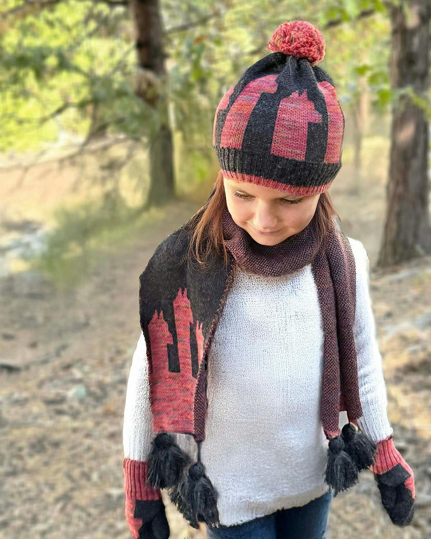 Kids Pacas Tassel Trim Scarf