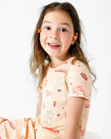 Minecraft: Summer Vibes Bamboo Girls' Short Sleeve Dress