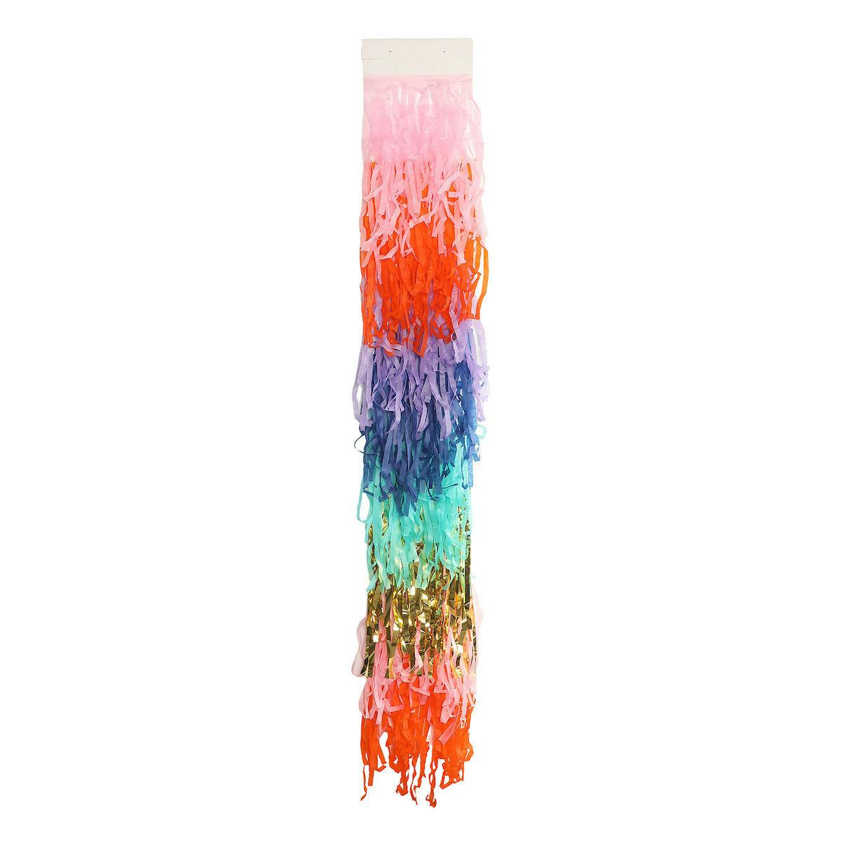 Multicolor Fringe Canopy Banners (set of 2)