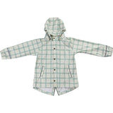 Fishtail Rain Jacket | Fern Plaid