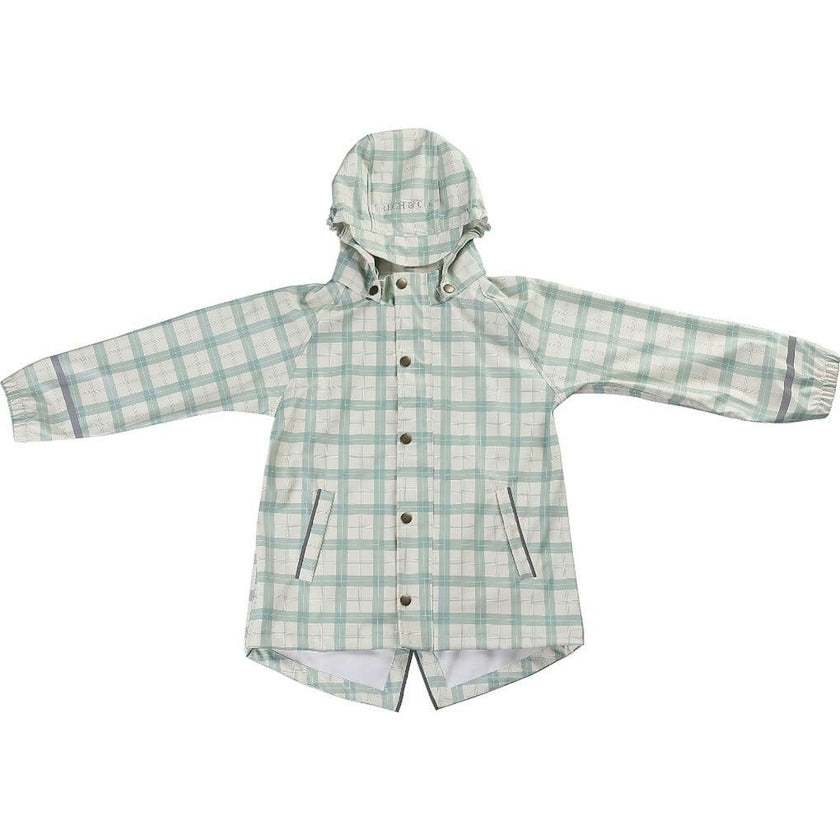 Fishtail Rain Jacket | Fern Plaid