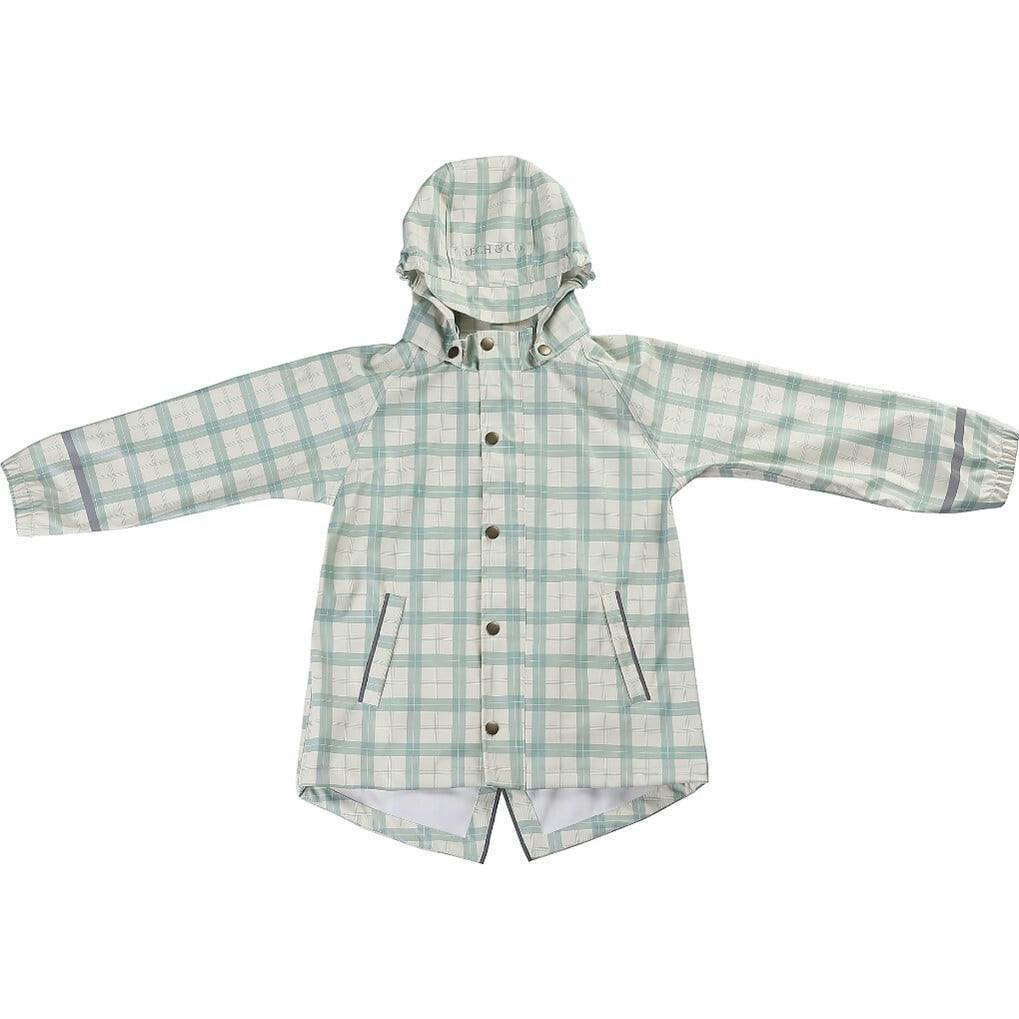 Fishtail Rain Jacket | Fern Plaid