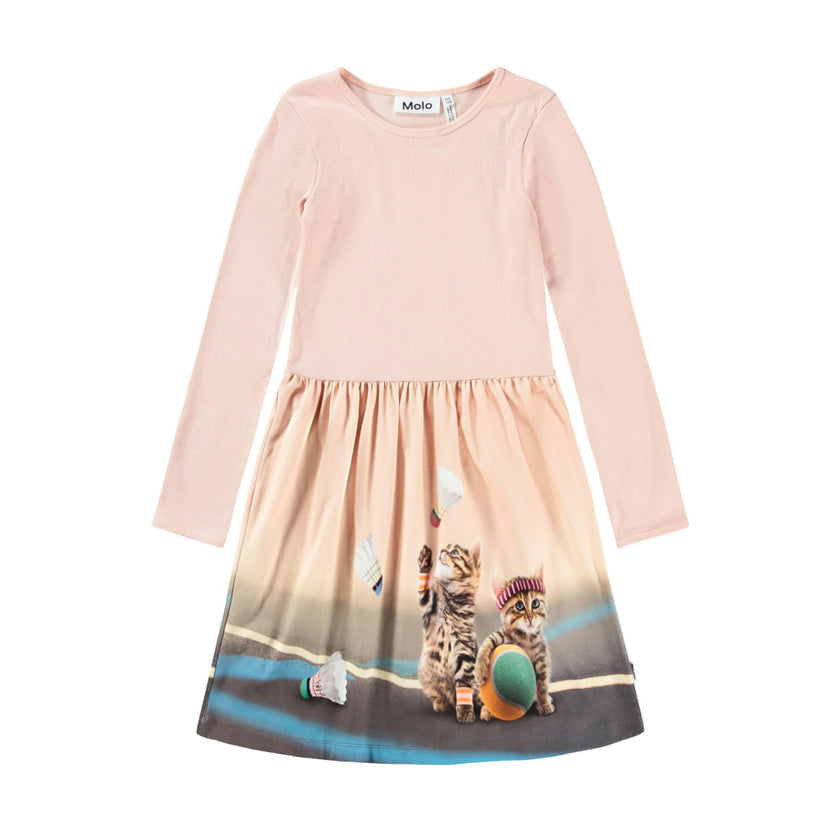 Pink Catletics Credence Long Sleeve Dress