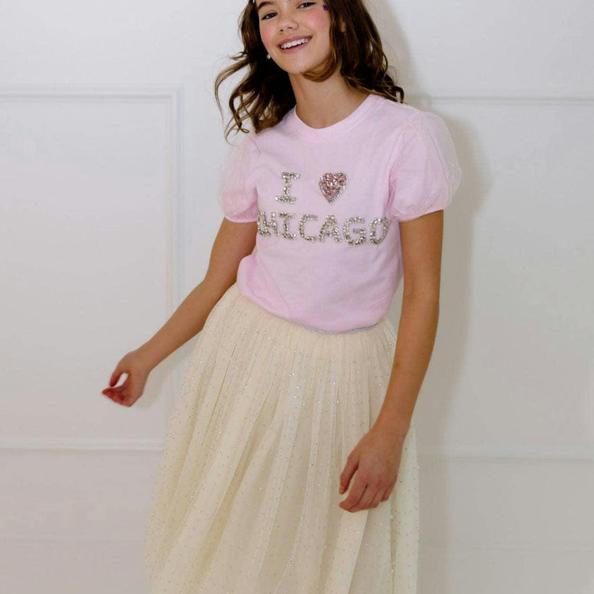 Diamond’s and Pearls Midi Skirt