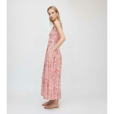 The Azalea Maxi Nap Dress - Coral Corsica Paisley