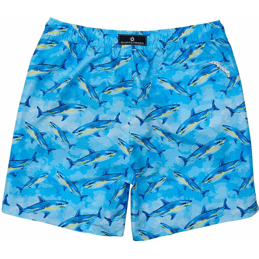 Men's Sustainable Comfort Lined Drawstring Swim Short