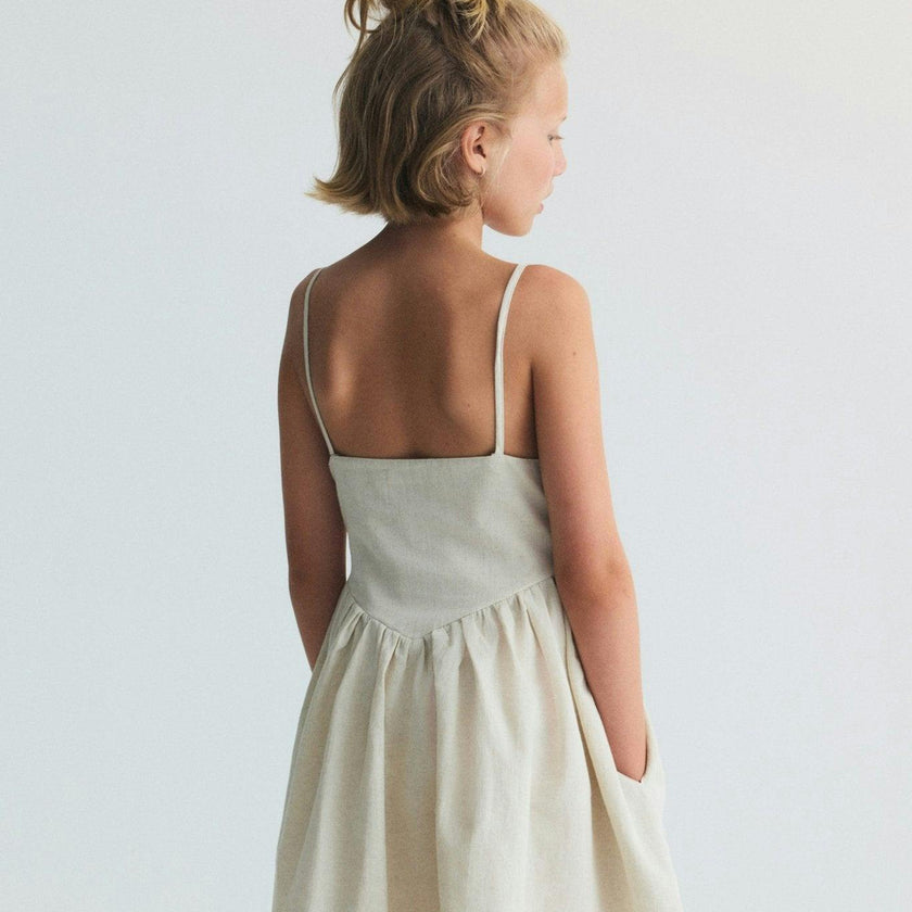 Lippia Teen Dress Sand Vigore