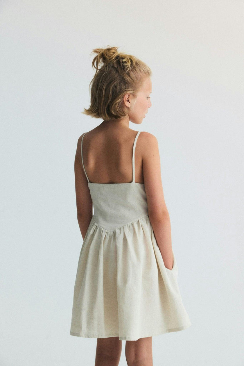 Lippia Teen Dress Sand Vigore