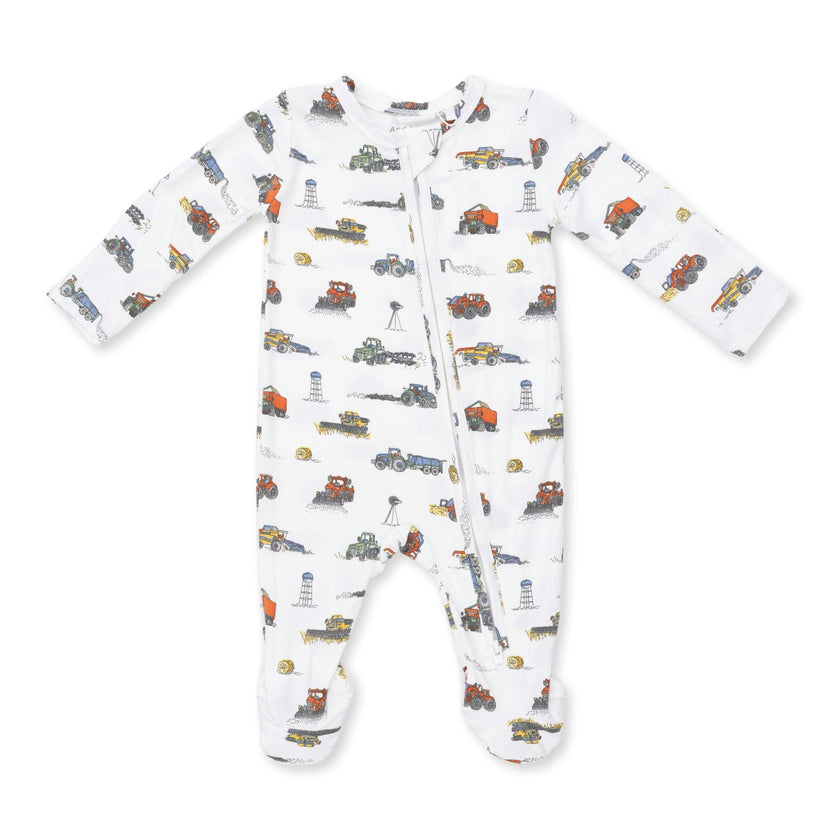 Farm Machines - 2 Way Zipper Footie