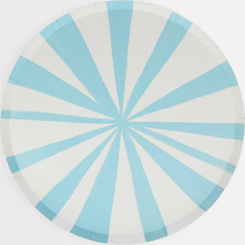 Mixed Stripe Dinner Plates