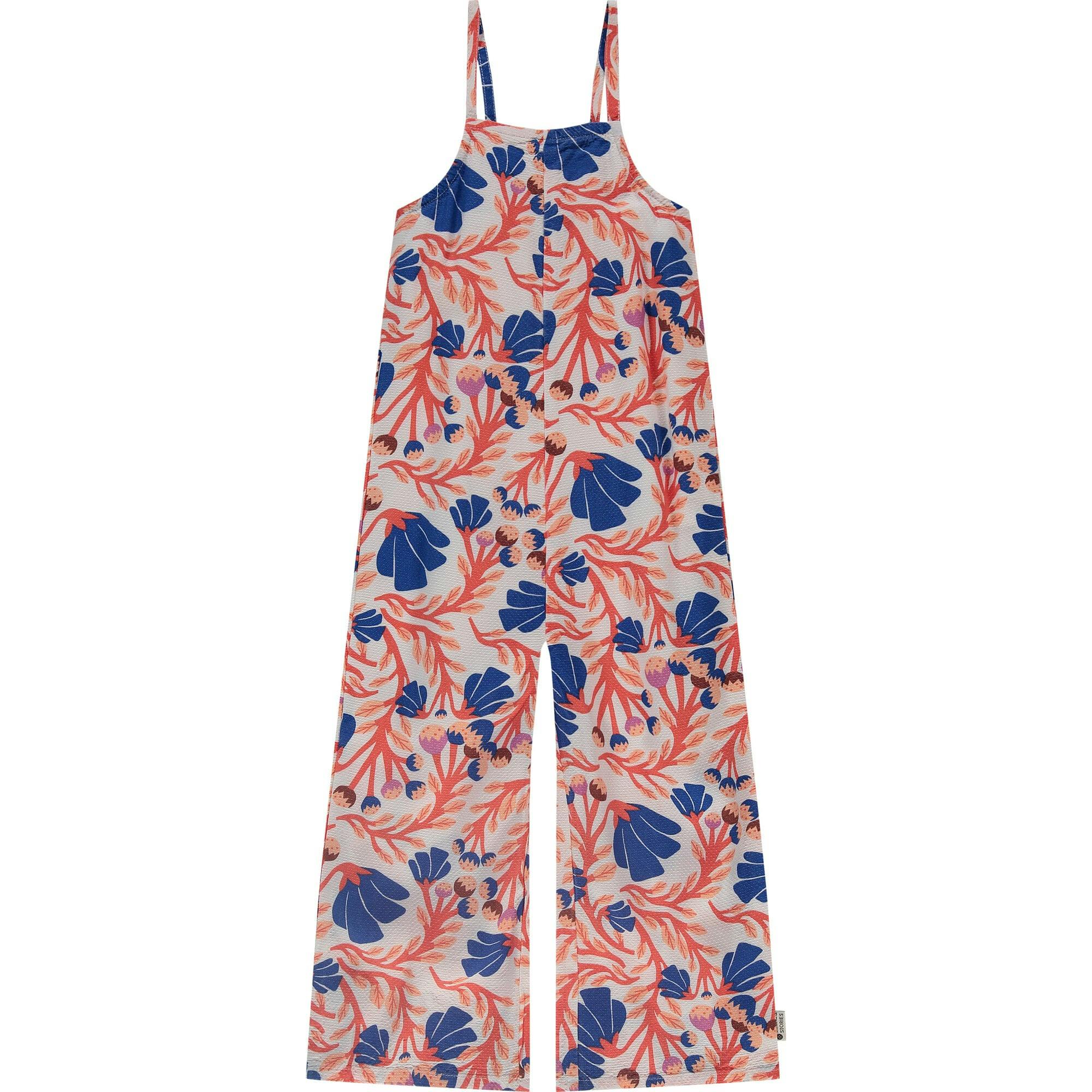Printed Sleeveless Jumpsuit