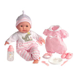 Nonis Boutique: 15" Doll - Pink 10pc