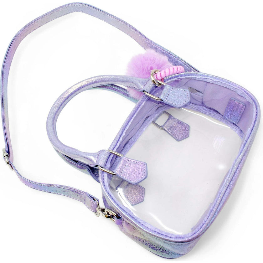 Girl's Game Day Glam Clear Crossbody Handbag