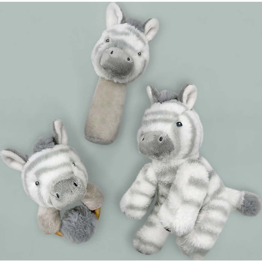 Three Little Zebras Soft Toy Set