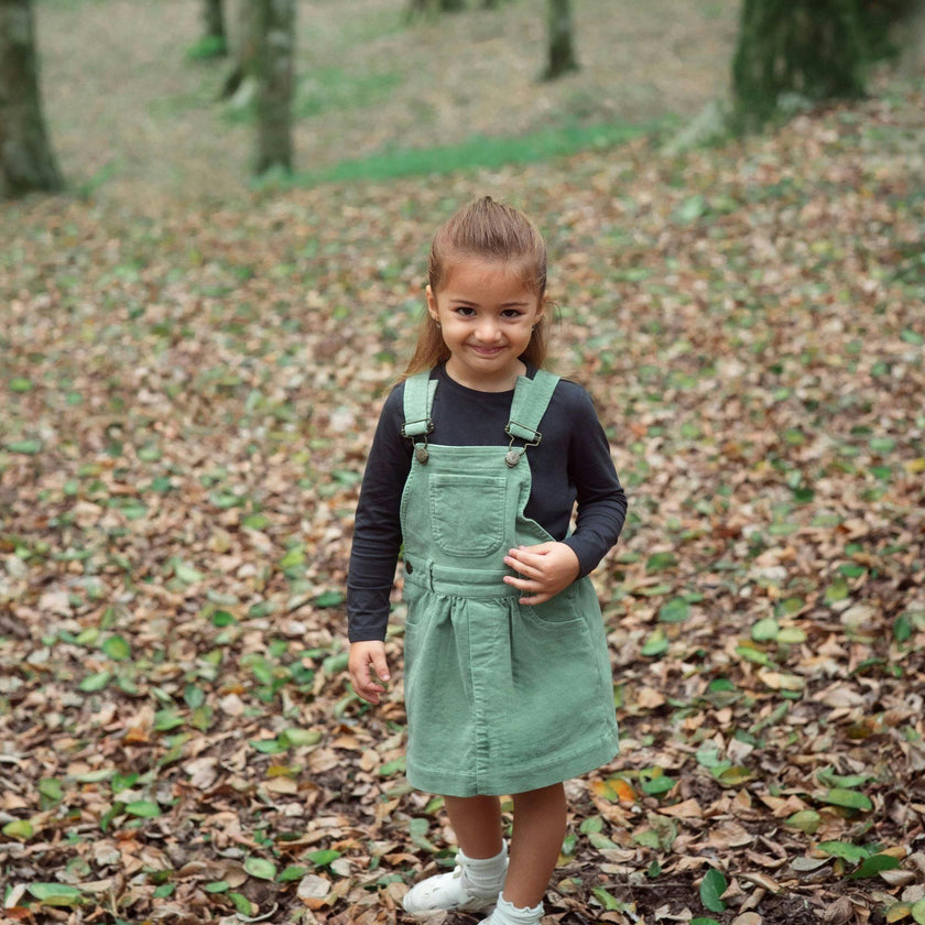 Sage Corduroy Dress