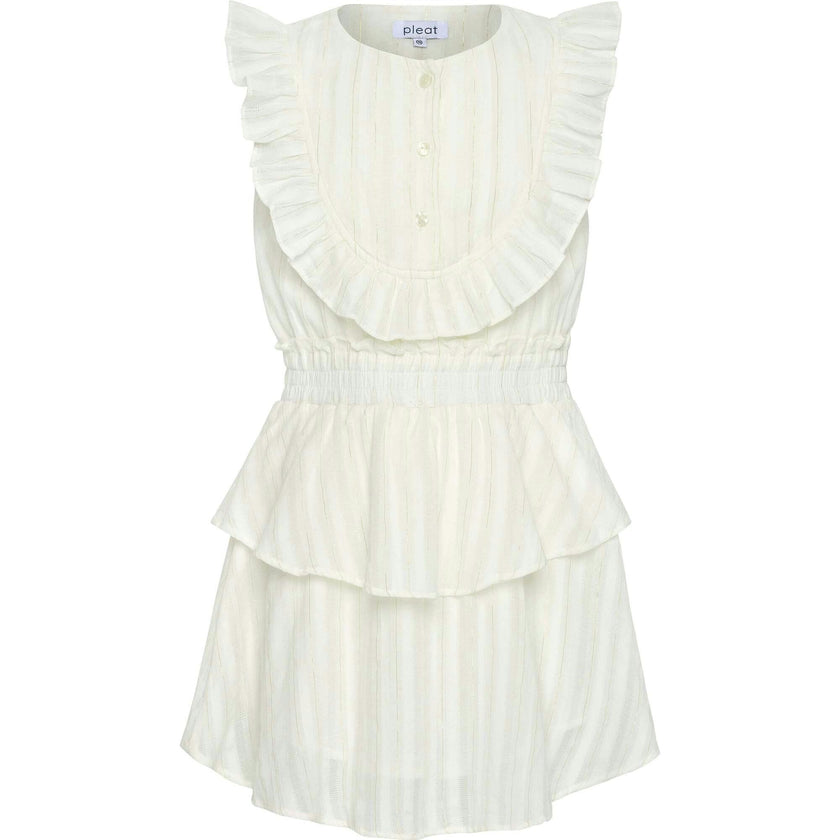 Jane Dress White/Gold