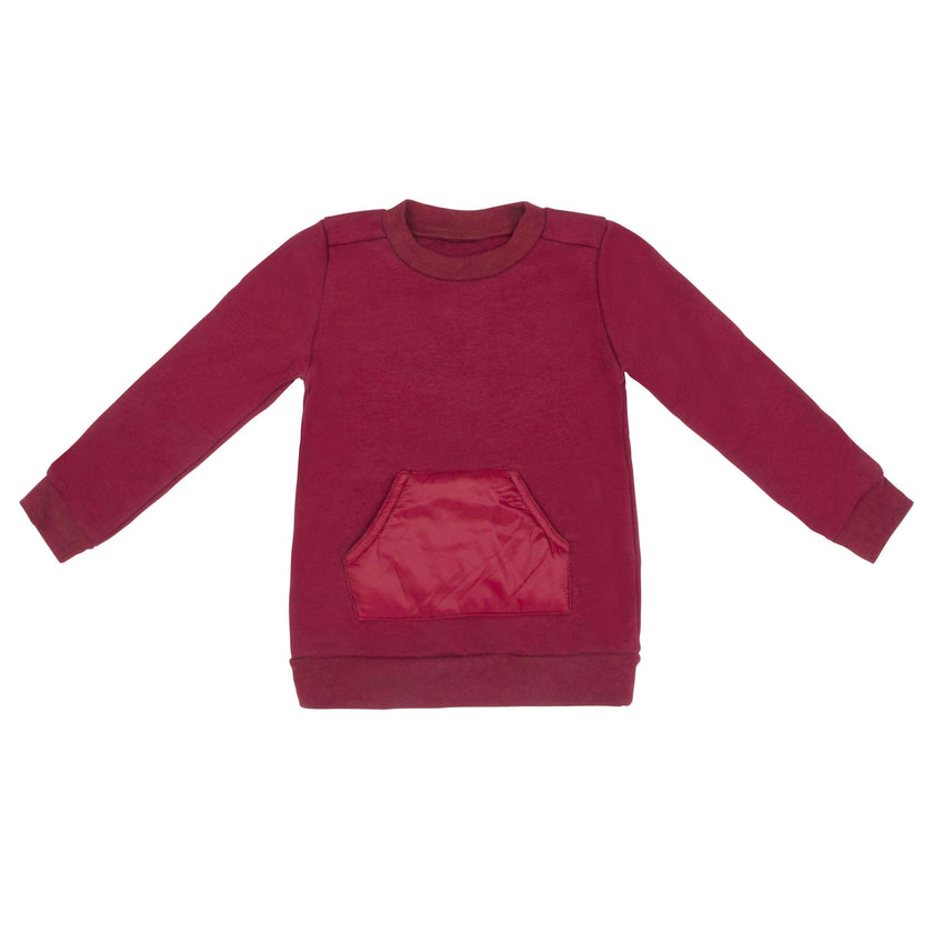 Baby Unisex Puffed Pocket Sweater