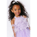 Lavender Haze Feather Dress