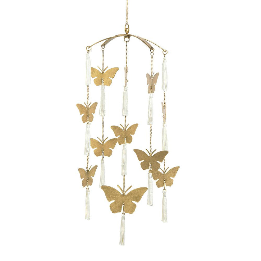 Parker Butterfly Brass Nursery Ceiling Hanging