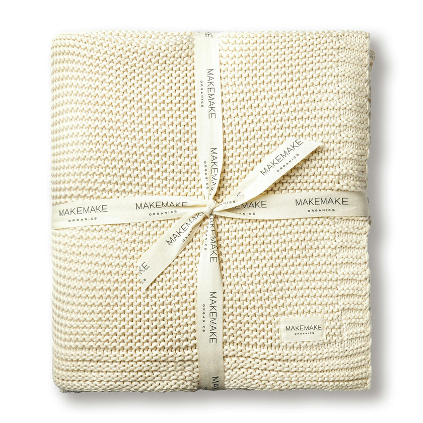 Chunky Knit Throw Blanket