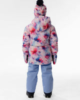 Light Weight Two Piece Chill Snowsuit Mauve Printed Flowers