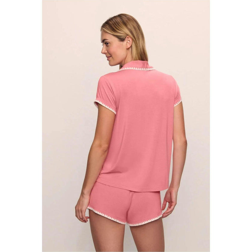 Frida TENCEL Modal Shortie Short PJ Set, Pink