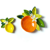 Orange Shaped Tray