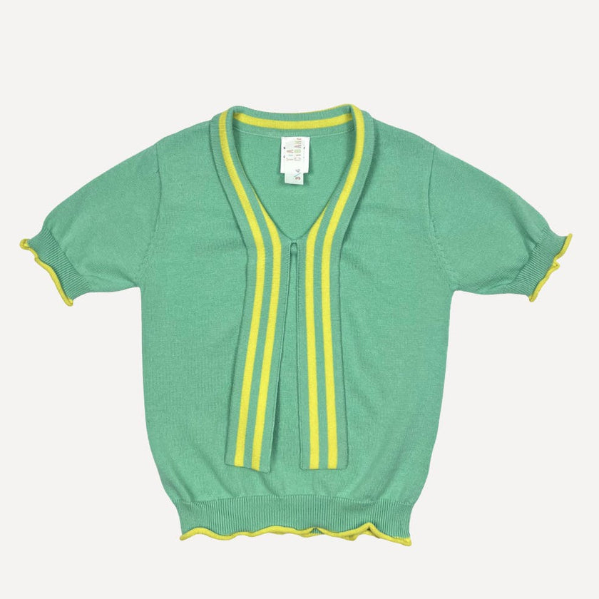 TWILLY SCARF KNIT TOP