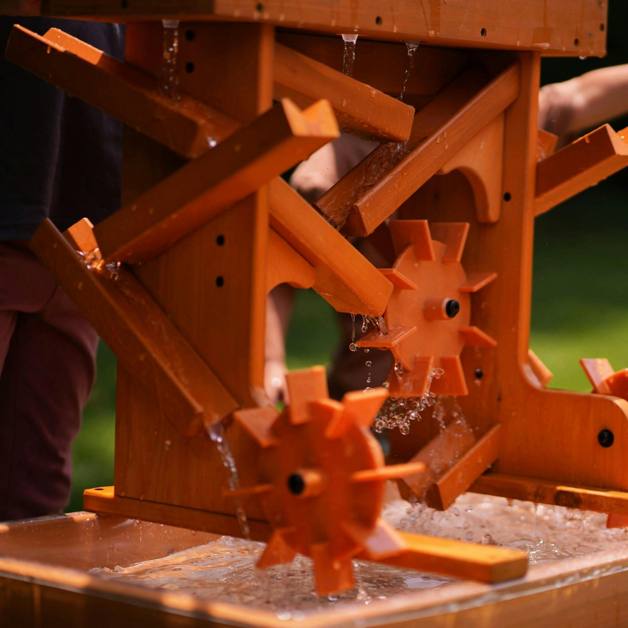 Outdoor Wooden Water Table for Toddlers | Kids’ Sensory Play Station