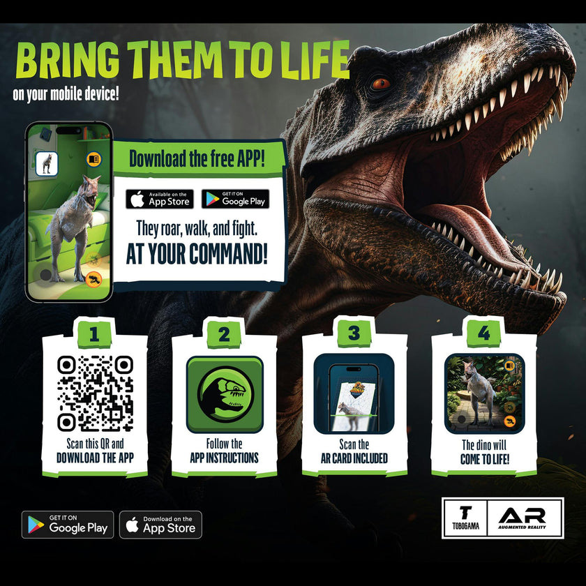 AR Dino Explorer Combo: T-Rex - XL & Brick