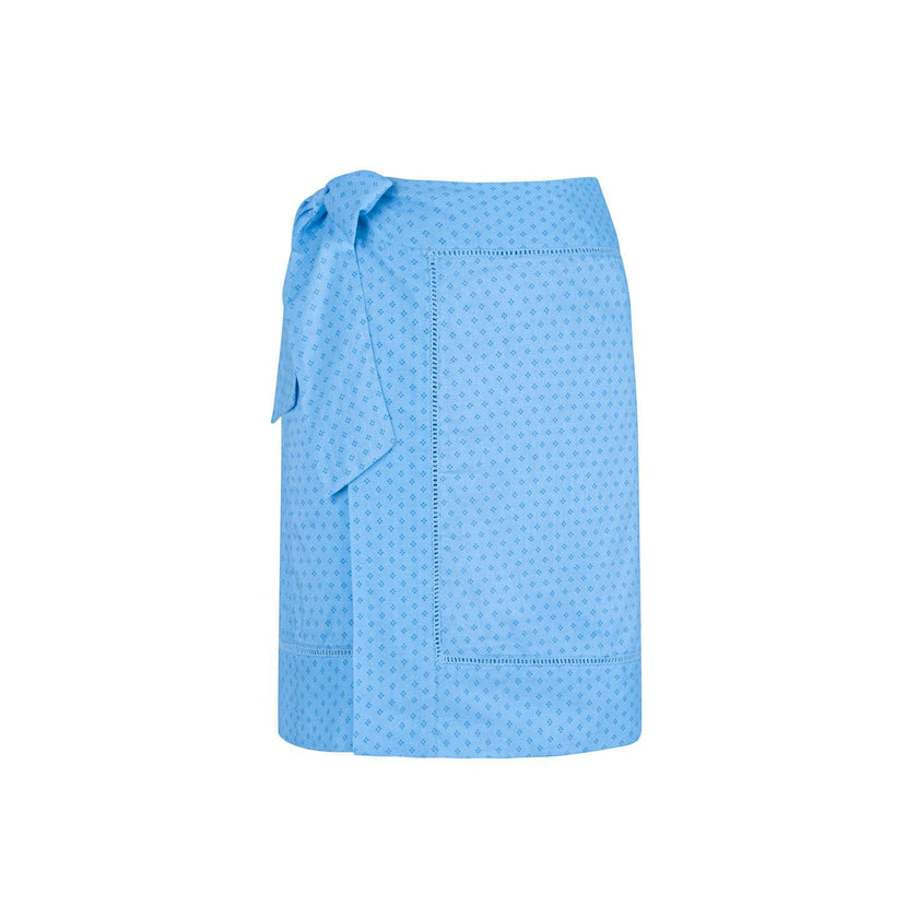 women's le marin blue short pareo
