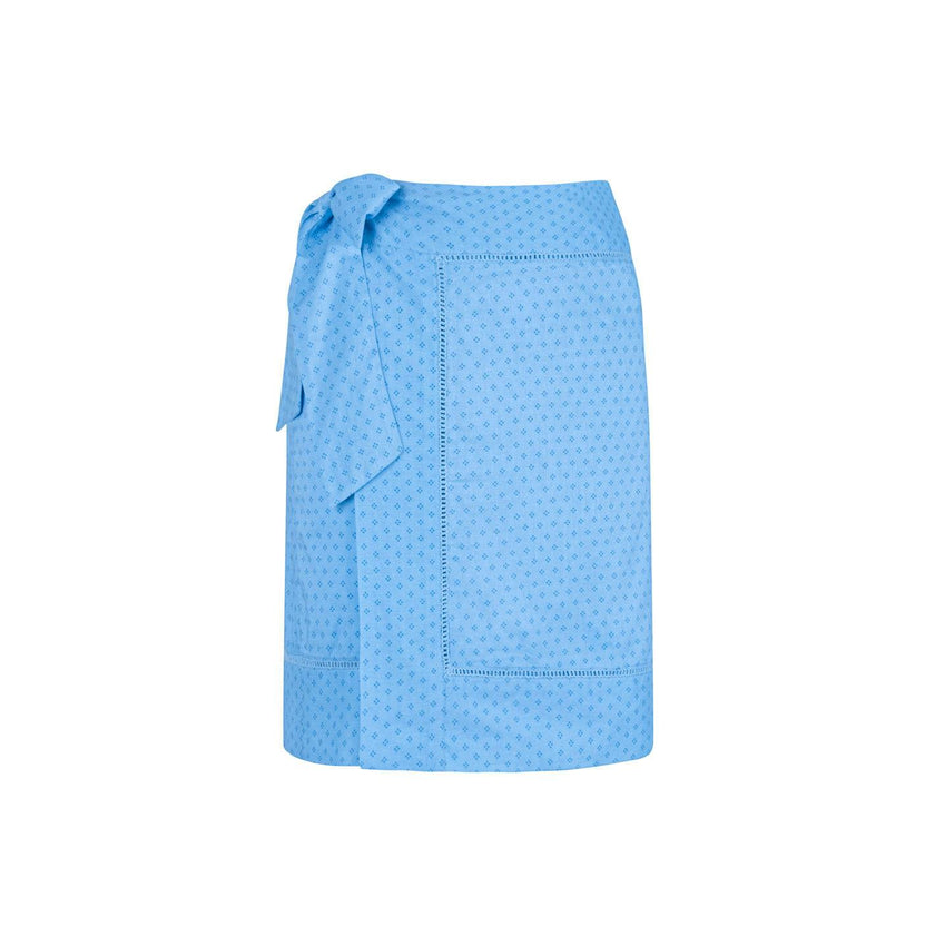 women's le marin blue short pareo