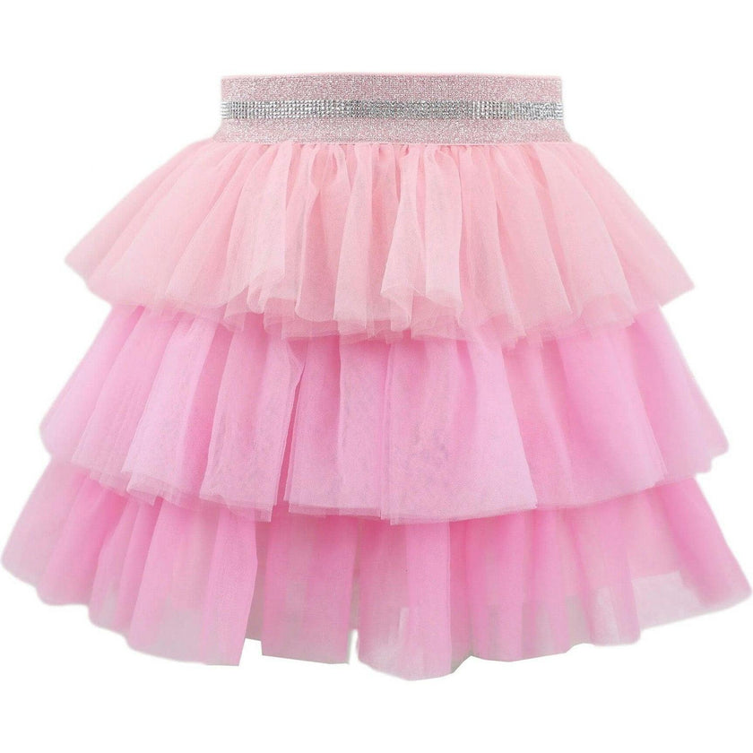 Pink Ombre Tiered Skirt