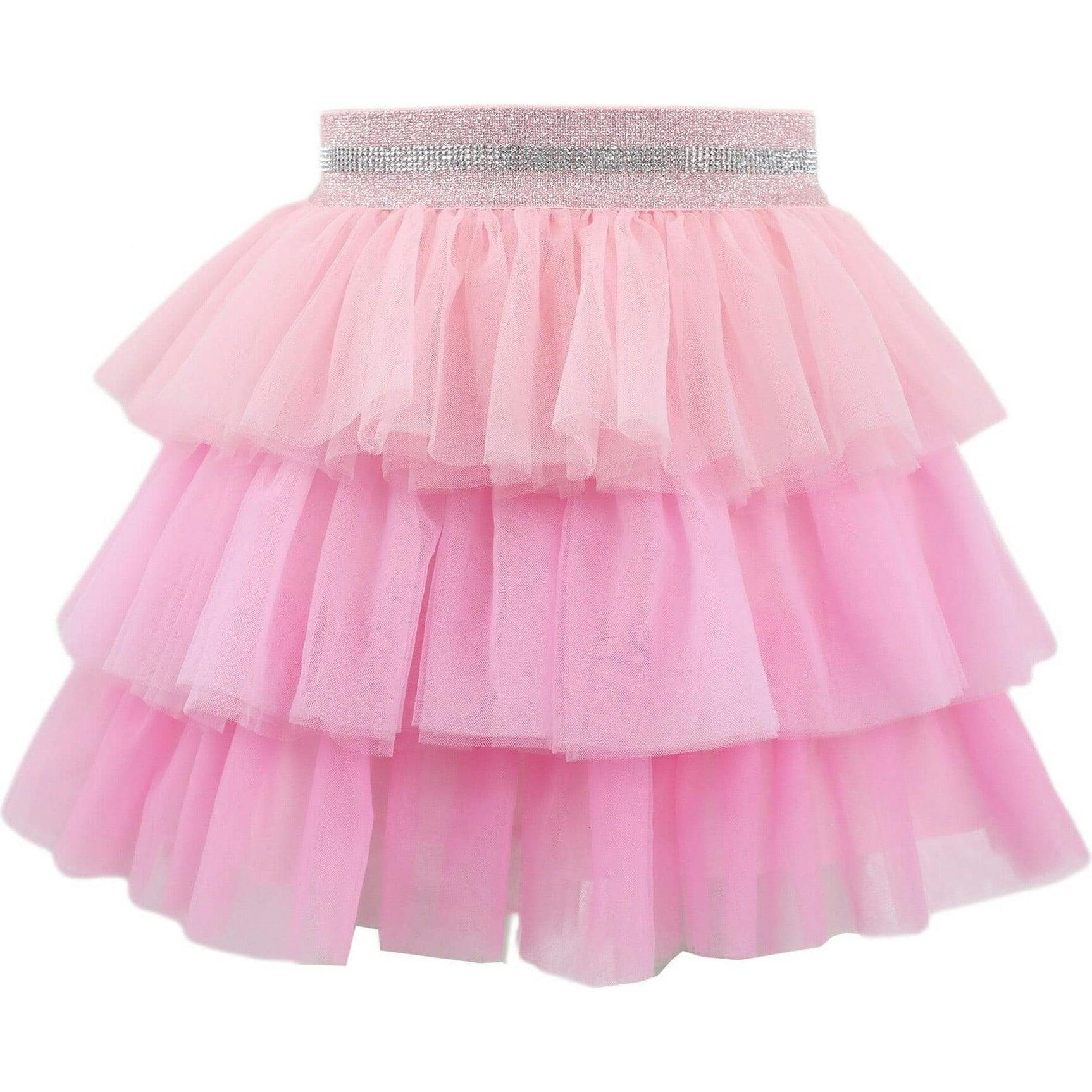 Pink Ombre Tiered Skirt