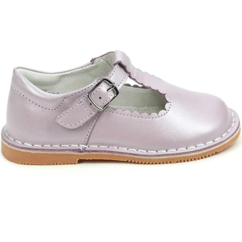 Selina Pastel Scalloped T-Strap Mary Jane