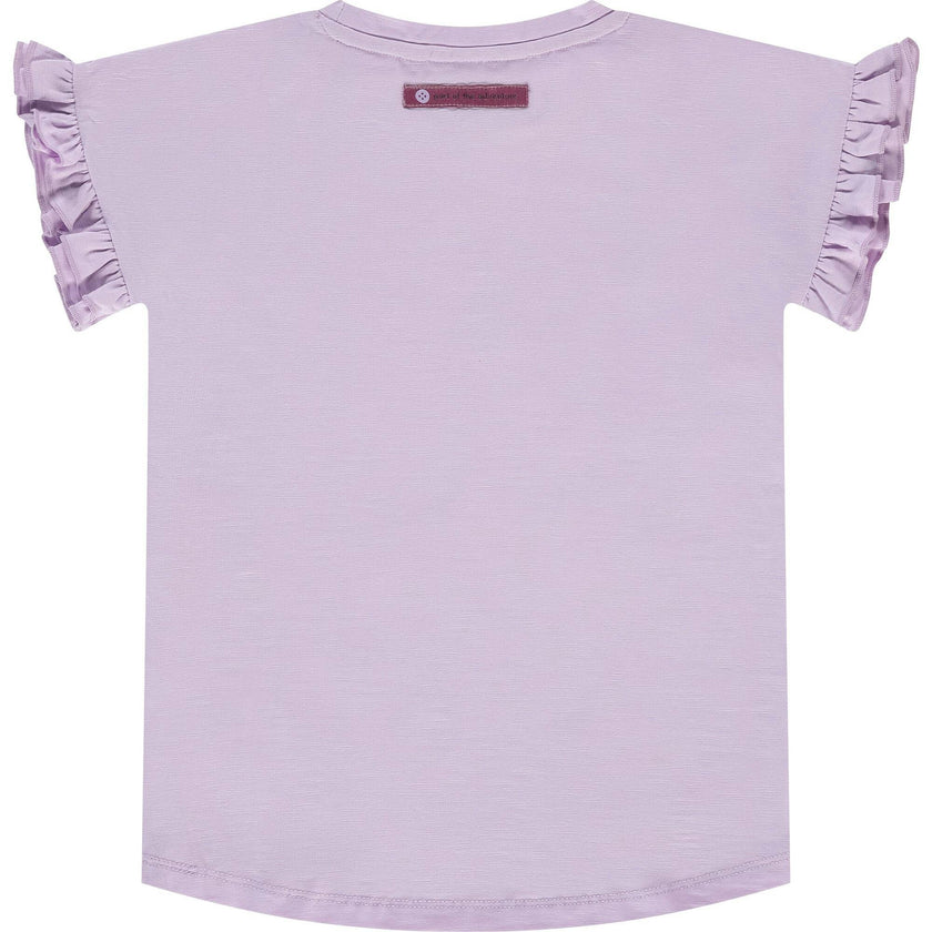 Ruffled Sleeve T-Shirt