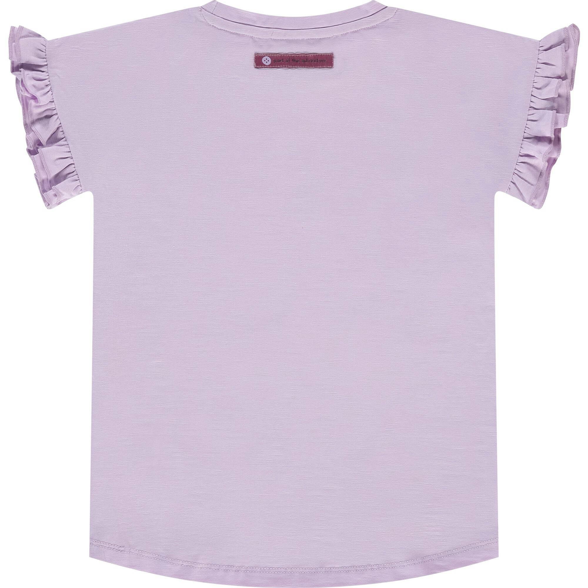 Ruffled Sleeve T-Shirt