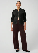 Funnel Neck Raglan Knit Maternity Cardigan