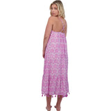 Chantal Women's Sundress Pink Paisley, Pink