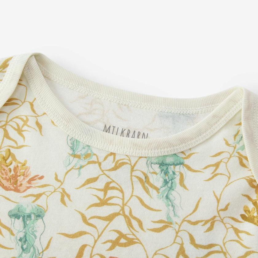Under the Sea Organic Cotton Long Sleeve One Piece