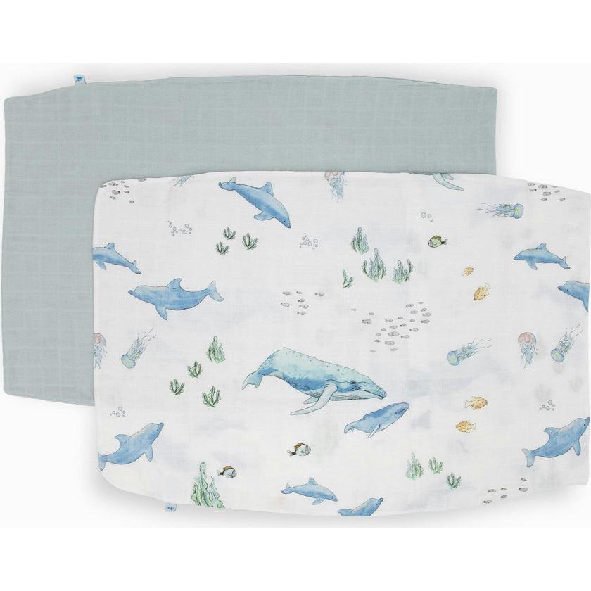 Cotton Muslin Pillowcase 2 Pack - Mighty Jungle