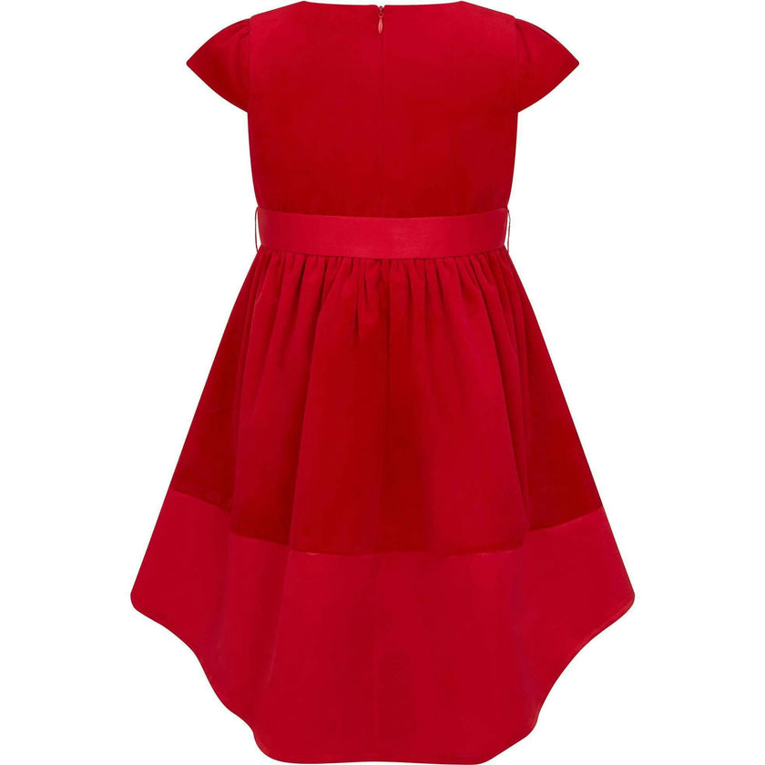 Florence Velvet & Satin Bow Party Dress