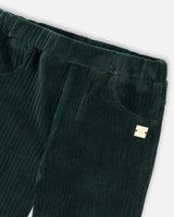 Stretch Velour Rib Treggings