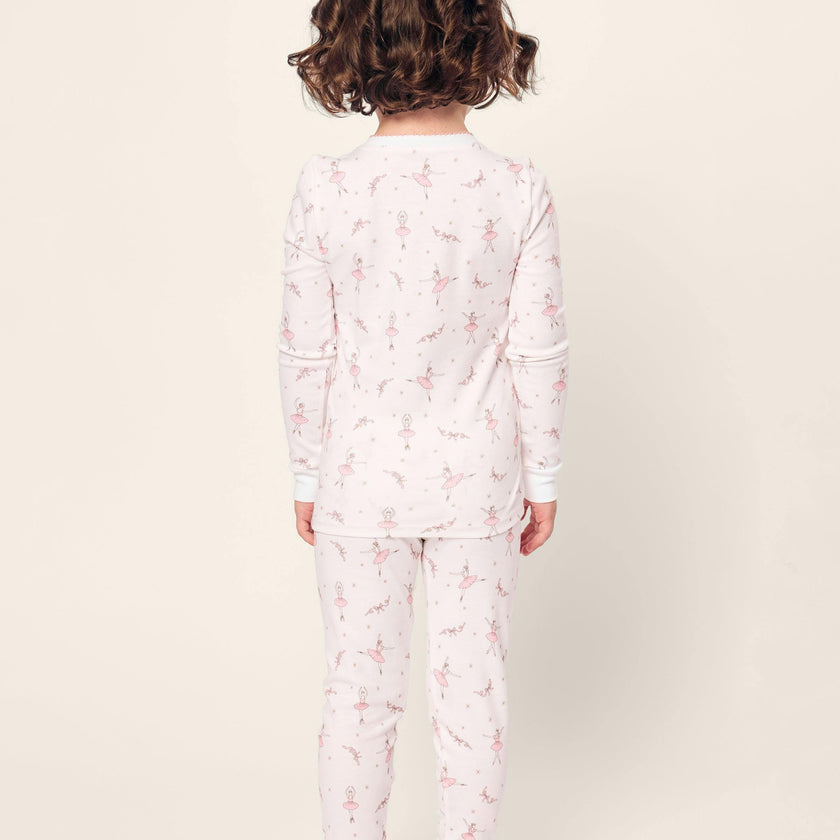 Kid's Pima Snug Fit Pajama Set in Sugar Plum Fairy