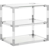Louisa Acyrlic End Table