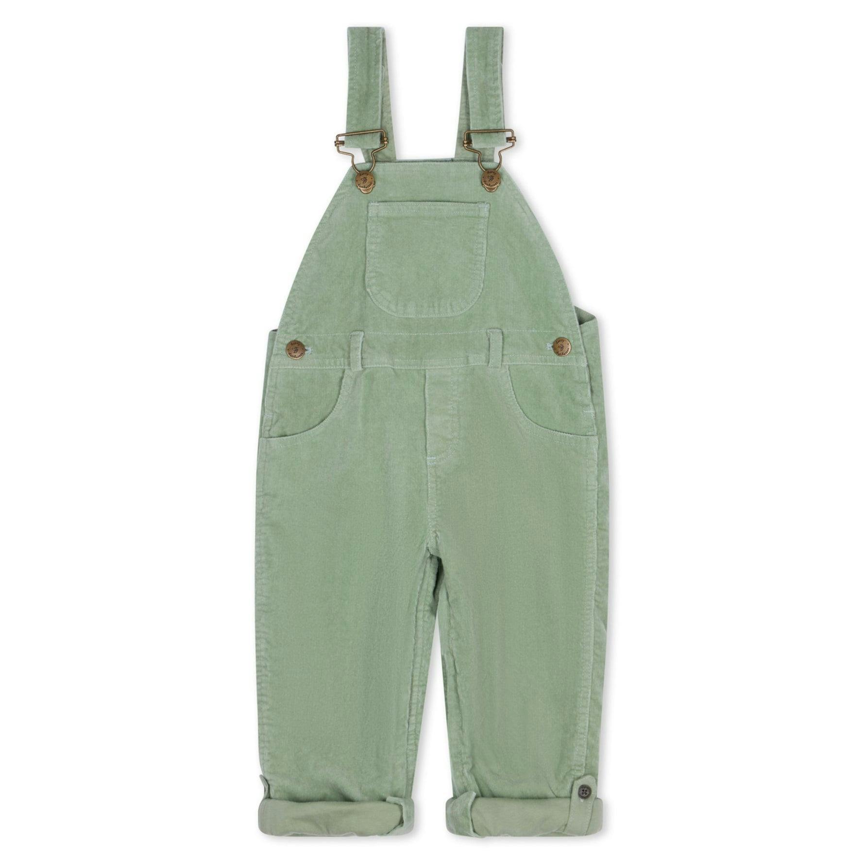Sage Corduroy Overalls