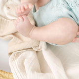 Cove Cotton Muslin Swaddle Blanket Set (Beach, Set of 3)