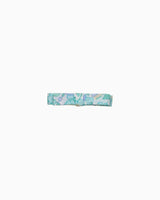 Small Bow Hair Clip in Peppermint Betsy