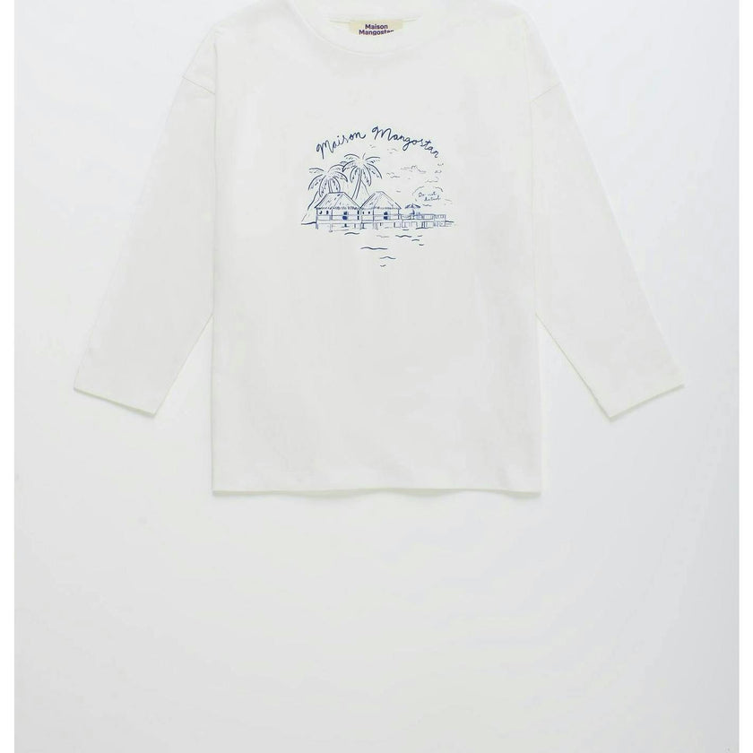 LEISURELY LONG SLEEVE T-SHIRT OFF WHITE
