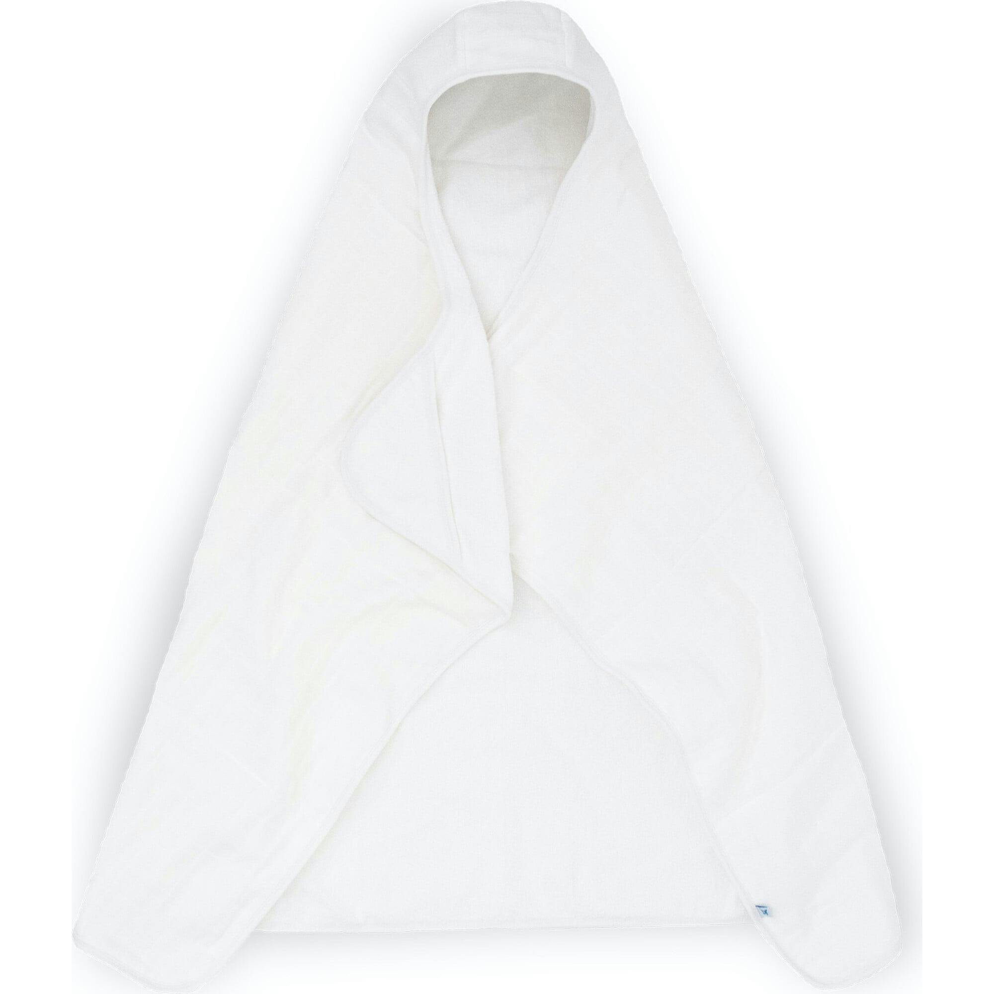 Toddler Hooded Towel - White